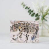 Schaatsen in het Bois de Boulogne door Alice Baill Briefkaart (Staand voorkant)