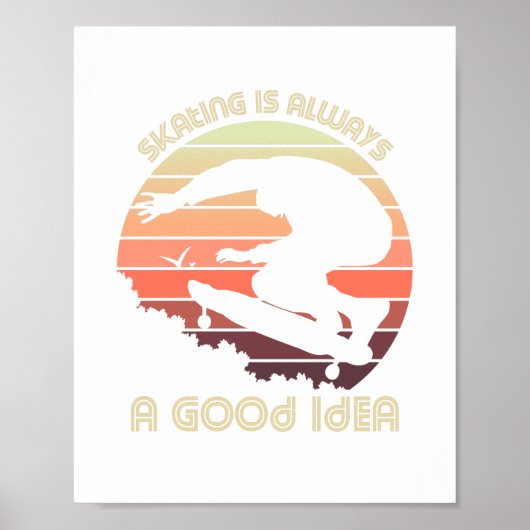  schaatsen in het oerwoud poster (Voorkant)