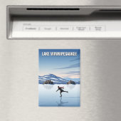 Schaatsen in Lake Winnipesaukee Reizen Magneet (Insitu (Vaatwasser))