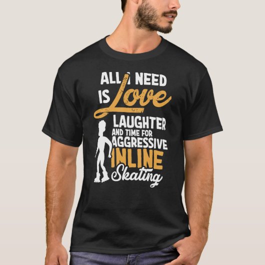 Schaatsen Inline Schaatsen T-shirt (Voorkant)