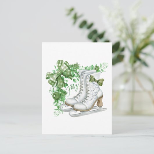 Schaatsen  Joy-afbeelding Briefkaart (Staand voorkant)