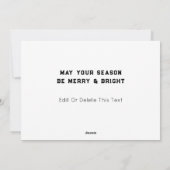 schaatsen kerstkaarten feestdagenkaart (Achterkant)