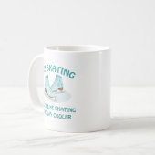 Schaatsen Koffiemok (Voorkant links)