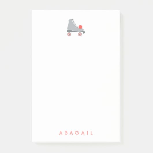 Schaatsen - Koraal Post-it® Notes (Voorkant)