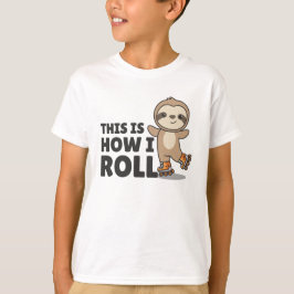 Schaatsen met de Slote Roller Funny Animals Roller T-shirt