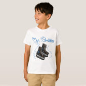 Schaatsen Mijn schoenen Tshirts en cadeaus (Voorkant volledig)