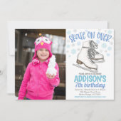 Schaatsen op Ijs Schaatsen Foto Kaart (Voorkant)