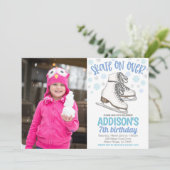 Schaatsen op Ijs Schaatsen Foto Kaart (Staand voorkant)