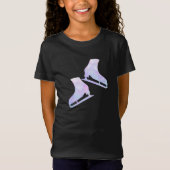Schaatsen paarse kristallen t-shirt (Voorkant)