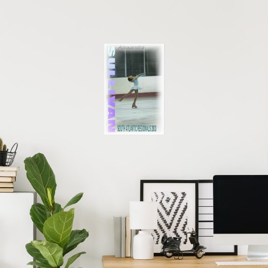 schaatsen poster (Thuiskantoor)