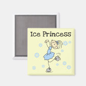Schaatsen Prinses Tshirts en geschenken Magneet (Voorkant / Achterkant)