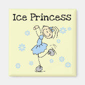 Schaatsen Prinses Tshirts en geschenken Magneet (Voorkant)