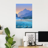 Schaatsen Reizen Poster (Thuiskantoor)
