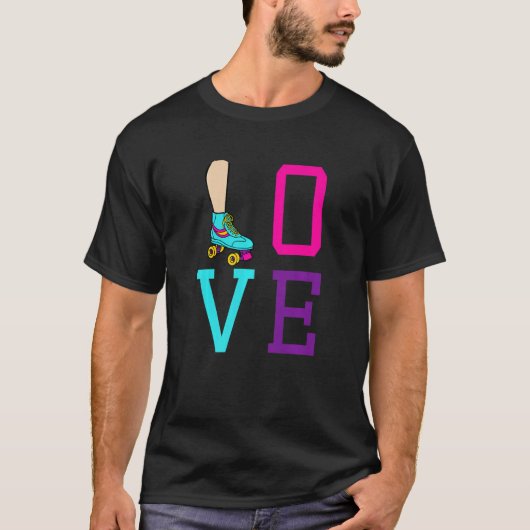 Schaatsen rolschaatser Roller 70' S.L. T-shirt (Voorkant)