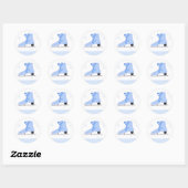 Schaatsen Ronde Sticker (Vel)