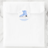 Schaatsen Ronde Sticker (Tas)