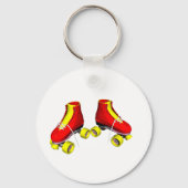 schaatsen rood sleutelhanger (Voorkant)