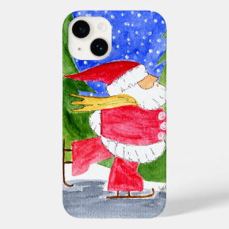 Schaatsen Santa iPhone 14 Gerst Er Hoesje