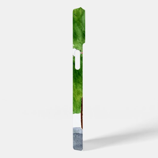 Schaatsen Santa iPhone 14 Gerst Er Hoesje (Achterkant / Rechts)