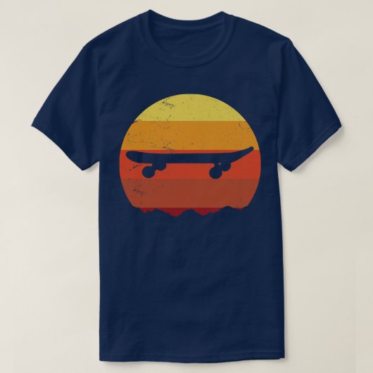 Schaatsen Schaats Skateboard Vintage T-shirt (Design voorkant)