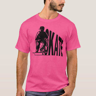 Schaatsen Schaatsrijden Skateboard Roller Skating T-shirt