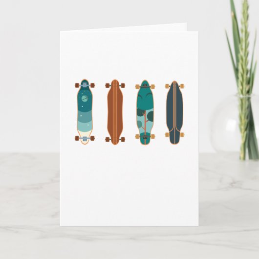 Schaatsen Set Schaats Schaatscadeau Kaart (Voorkant)