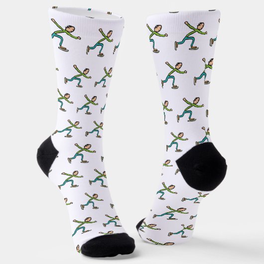 Schaatsen Sokken (Gebogen)