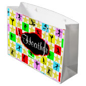 SCHAATSEN SUPER STAR GEPERSONALISEERDE KERSTCADEAU LARGE CADEAUTASJE (Achterkant Gekanteld)