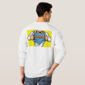 Schaatsen Superpower T-shirt (Achterkant volledig)