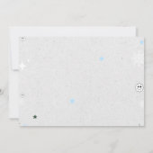 Schaatsen Twin Winter Verjaardag Schaats Over Over Aankondiging (Achterkant)