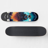 Schaatsen uit de hel - Schedel Persoonlijk Skateboard (Horizontaal)
