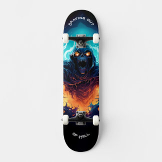 Schaatsen uit de hel - Schedel Persoonlijk Skateboard