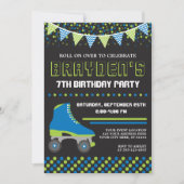 Schaatsen Uitnodiging | Schaats Verjaardag (Voorkant)