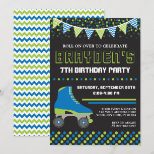 Schaatsen Uitnodiging   Schaats Verjaardag