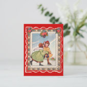 Schaatsen - Valentijn Briefkaart (Staand voorkant)