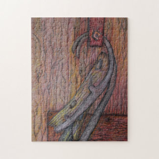 Schaatsen van de oude School Ice Legpuzzel