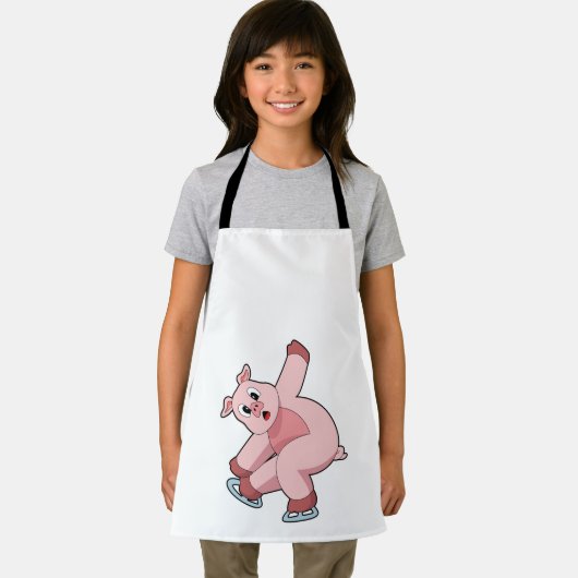 Schaatsen van ijsschaatsen schort (Insitu)