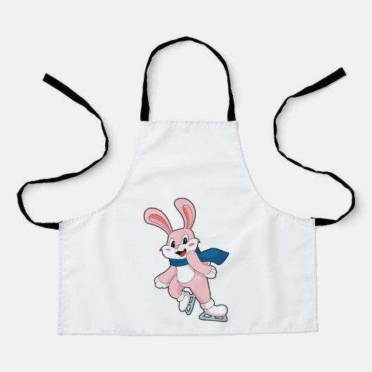 Schaatsen van konijn-ijsschaatsen schort (Voorkant)