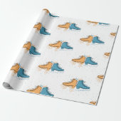 Schaatsen van mijn leven ・ Feestdagen ・ Cadeaupapier (Uitgerold)