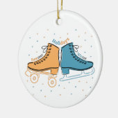 Schaatsen van mijn leven ・ Feestdagen ・ Keramisch Ornament (Links)