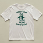 Schaatsen van uw Hatin Funny Cat geïllustreerd T-shirt