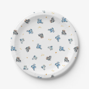 Schaatsen Verjaardag Borden, Hockey Verjaardag Papieren Bordje