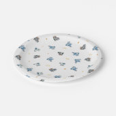 Schaatsen Verjaardag Borden, Hockey Verjaardag Papieren Bordje (Gekanteld)