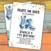Schaatsen Verjaardag Uitnodiging IJsschaatsen Part