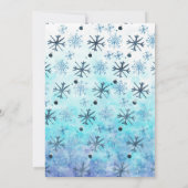 Schaatsen Verjaardagsfeestje Jongen Meisje Kaart (Achterkant)