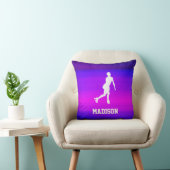 Schaatsen; Vibrant Violet Blue en Magenta Kussen (Stoel)