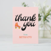 Schaatsen Vlak Dank Je Kaart (Staand voorkant)