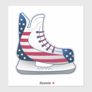 Schaatsen voor ijshockey in de VS Sticker