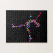 schaatsen voor meisjes en vrouwen legpuzzel (Horizontaal)