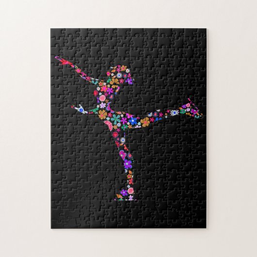 schaatsen voor meisjes en vrouwen legpuzzel (Verticaal)